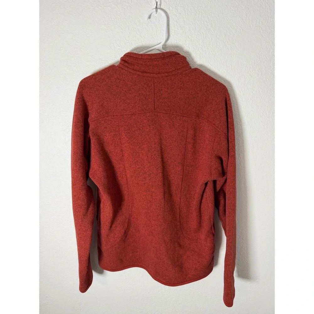 Patagonia Men's M‎ Red Better Sweater 1/4 Zip Fleece Pullover Jacket STY 25522